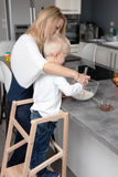 infantil Torre de observación/aprendizaje en madera de haya sin tratar