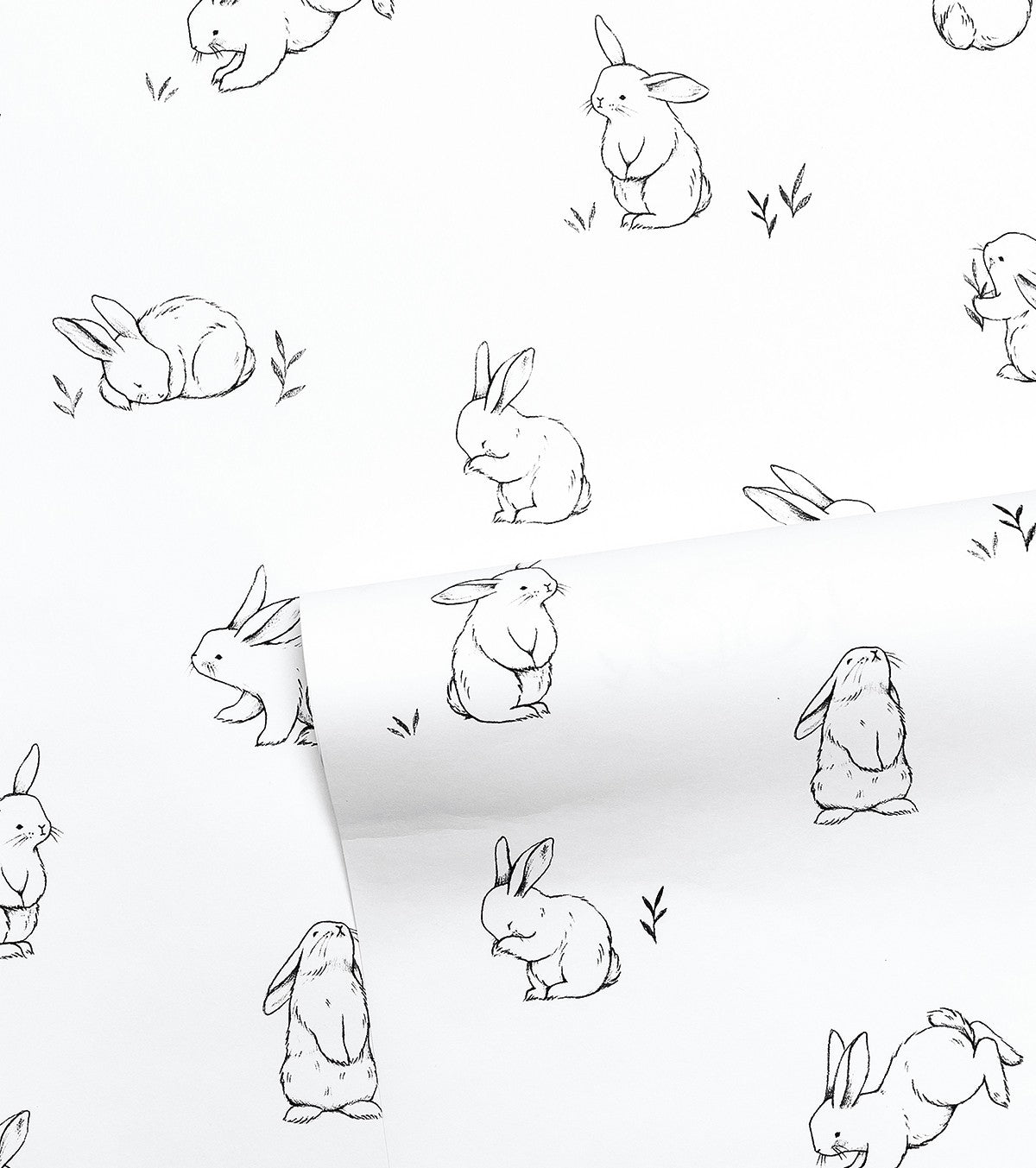 BUNNY - Papel pintado infantil - Motivo conejitos