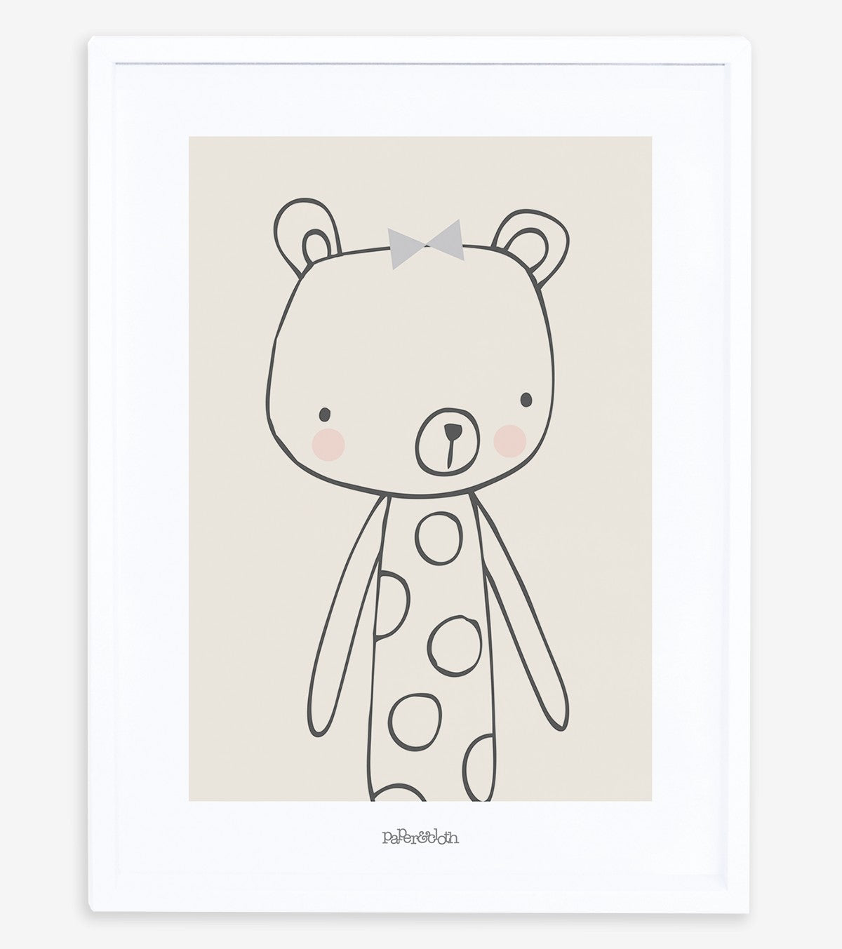 LITTLE FRIENDS - Póster infantil - El osito de peluche