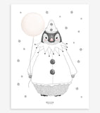 DREAMY - Póster infantil - Pingüino y estrellas