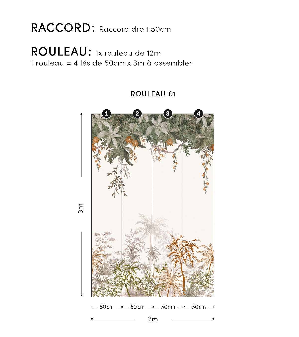 UTAN - Papel pintado panorámico - Selva indonesia