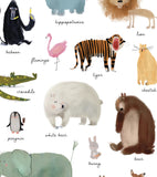 infantil ANIMALIA - Póster - Animales