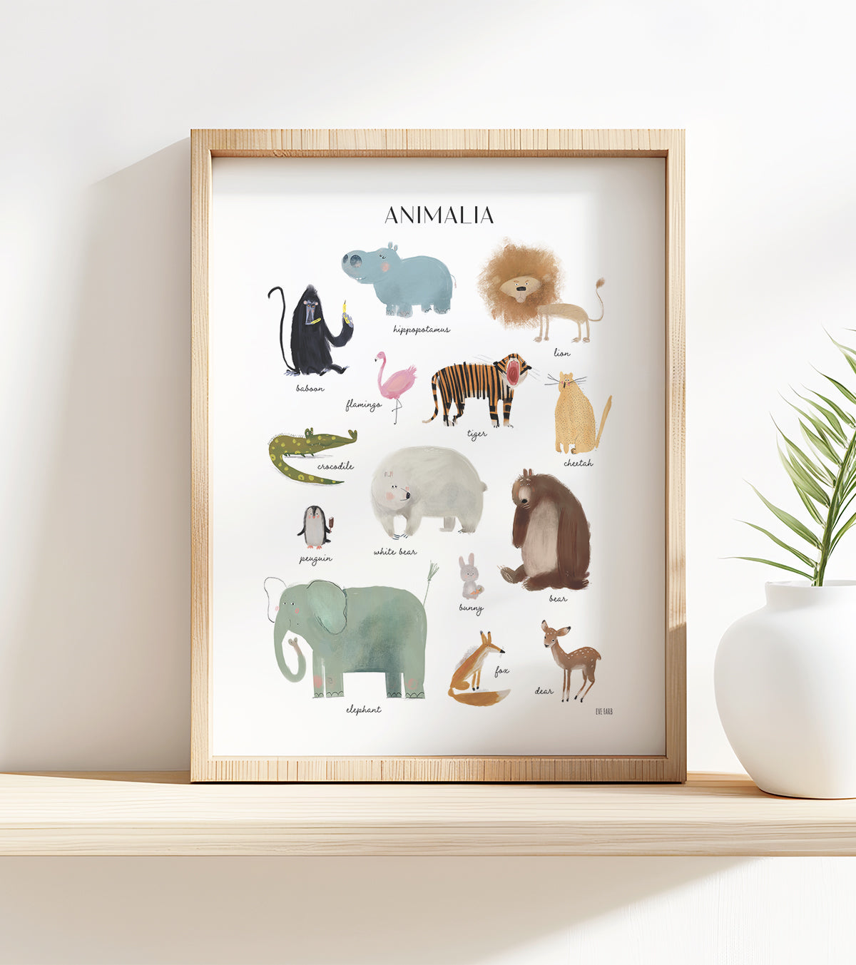 infantil ANIMALIA - Póster - Animales