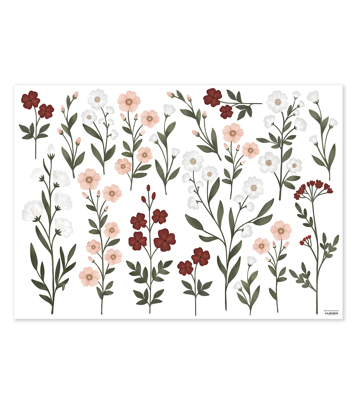 Vinilos Infantiles EDEN - - Flores grandes