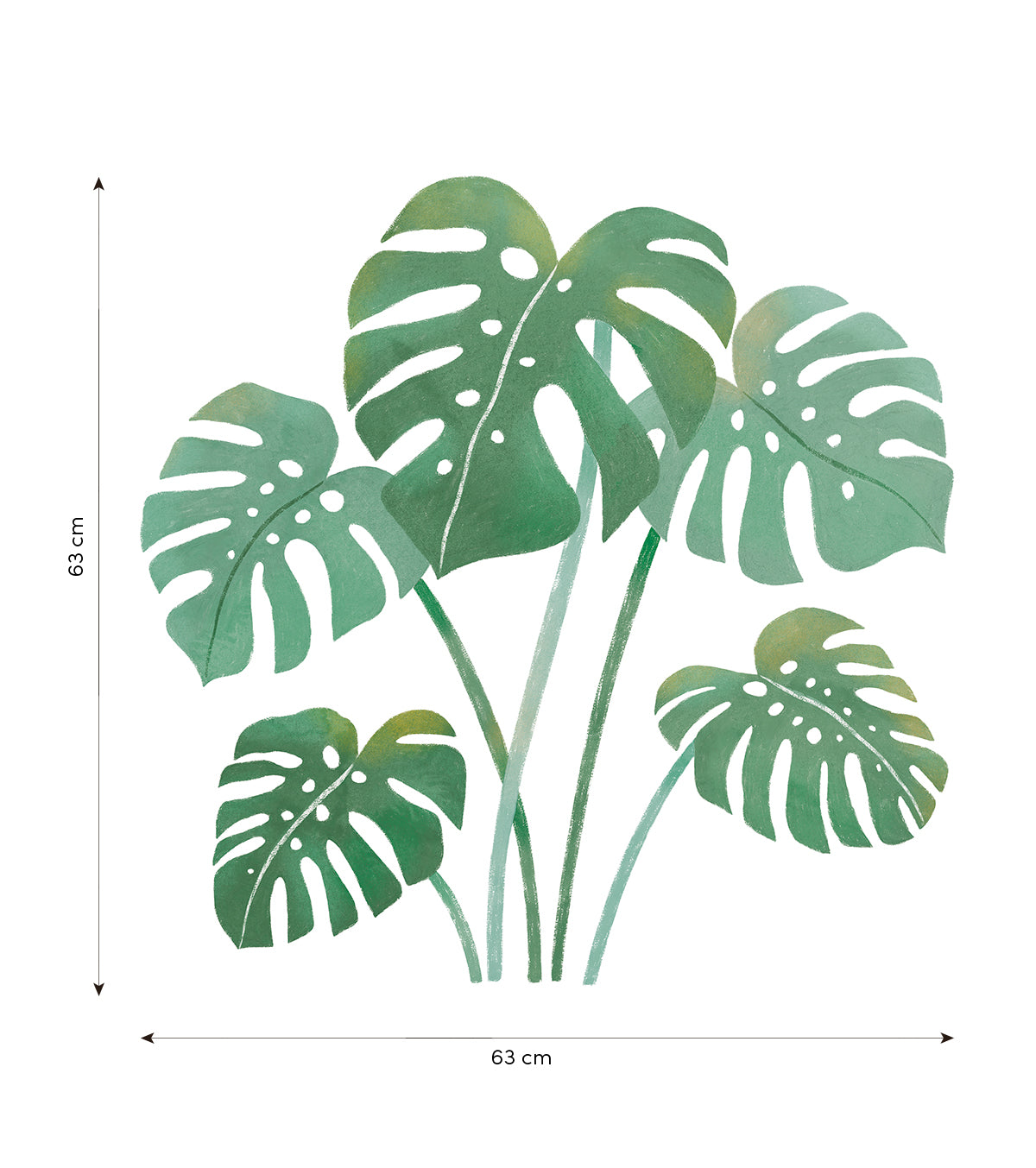 Vinilos Infantiles YATSUNI - - Hoja de Monstera