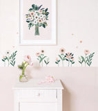 WONDERLAND - Vinilos Infantiles Tapices de pared - Flores de anémona rosa