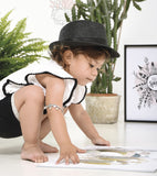 BOHO - Póster infantil - Plumas y hojas