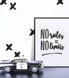 REBEL RULES - Tarjetas decorativas - Rebeldes (paquete de 4)