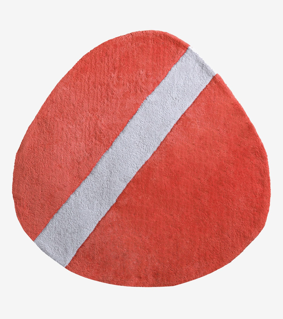 STONE - Alfombras infantil  - Pebble (rojo y gris)
