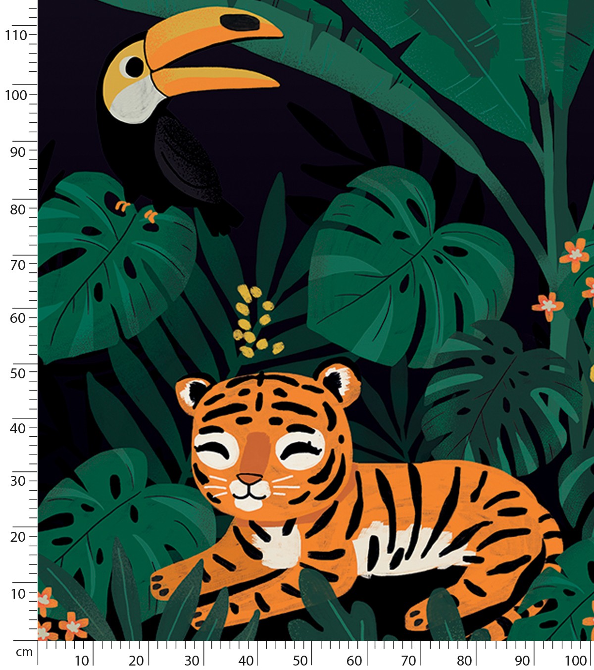 JUNGLE NIGHT - Papel pintado panorámico - Animales de la jungla