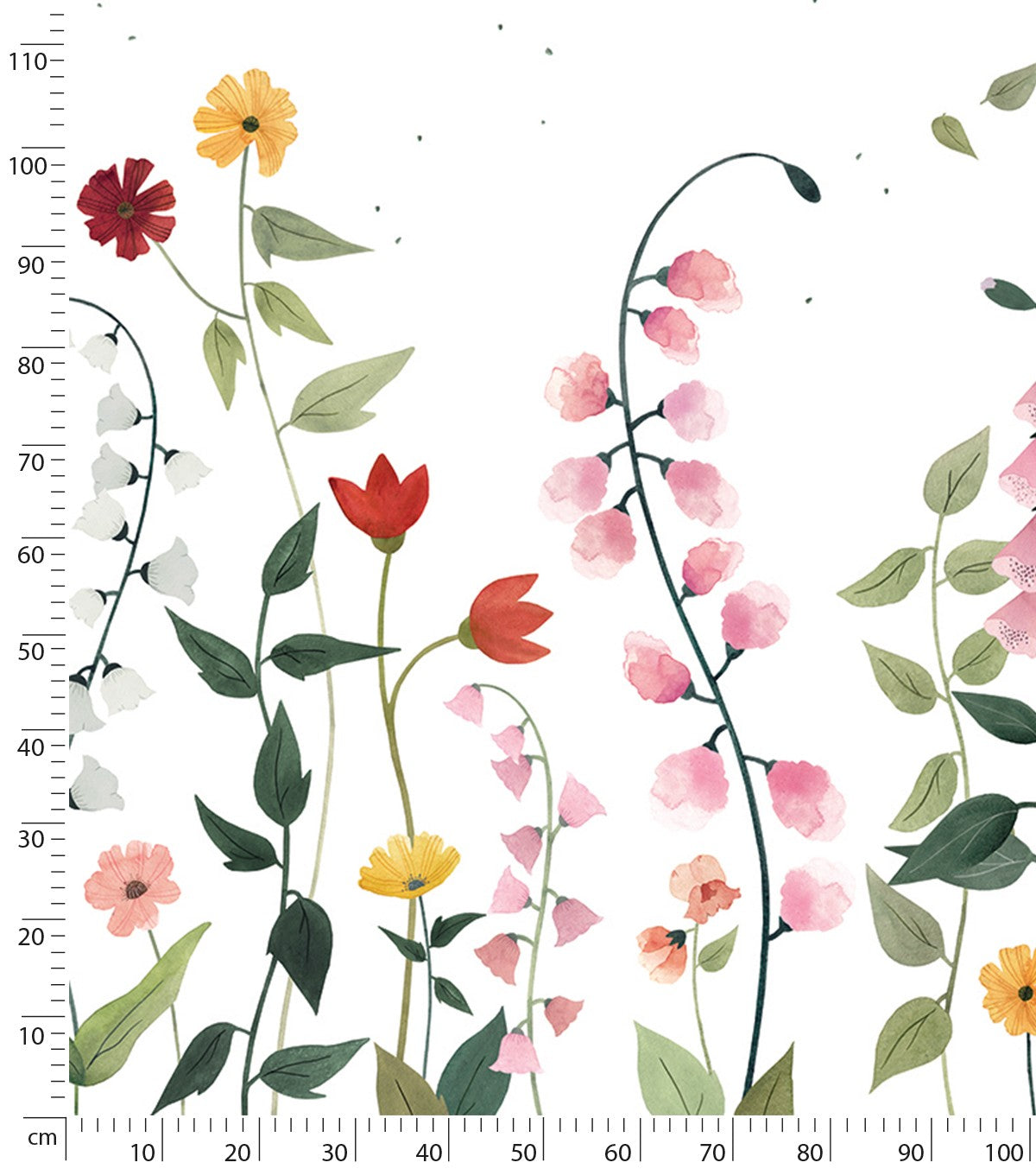 QUEYRAN - Papel pintado panorámico - Flores bonitas