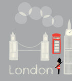 LONDRES - Cartel infantil - Monumentos de Londres