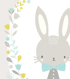 SWEET BUNNIES - Póster infantil - Conejito y flores