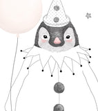 DREAMY - Póster infantil - Pingüino y estrellas