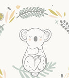 AUSTRALIA - Póster infantil - Koala y hojas