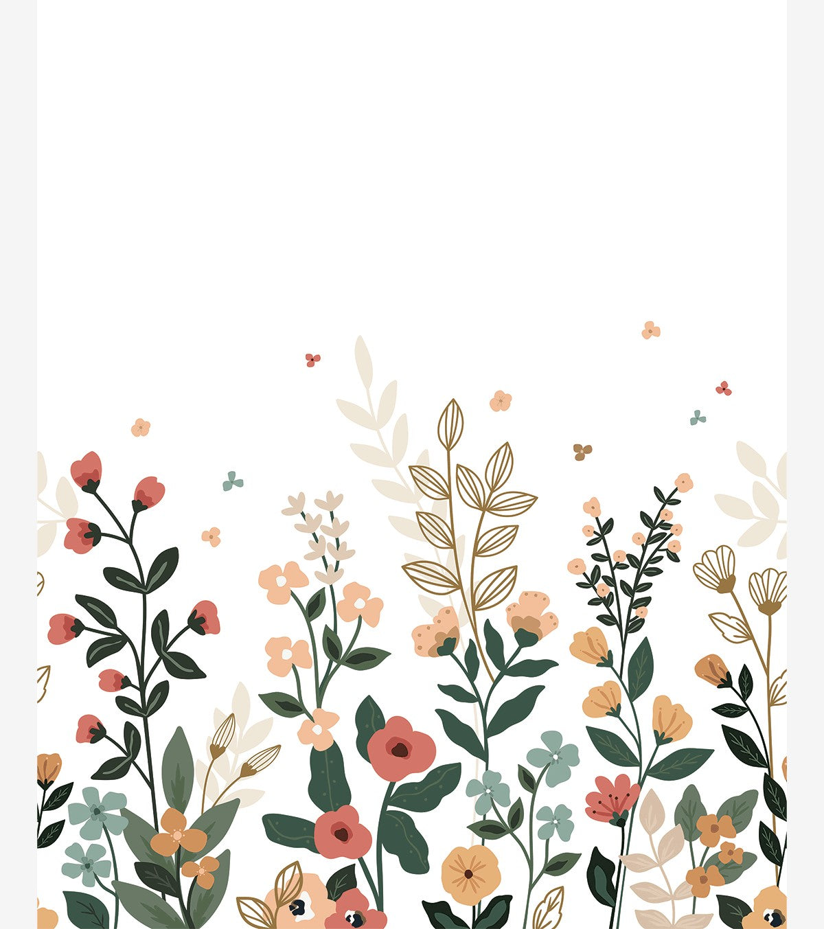 BLOEM - Papel pintado panorámico - Flores de primavera