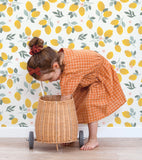 LOUISE - Papel pintado infantil - Motivo limón