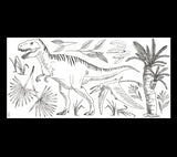 DINOSAURUS - Vinilos Infantiles muraux - Dinosaurios: T - rex, pteranodon y palmera