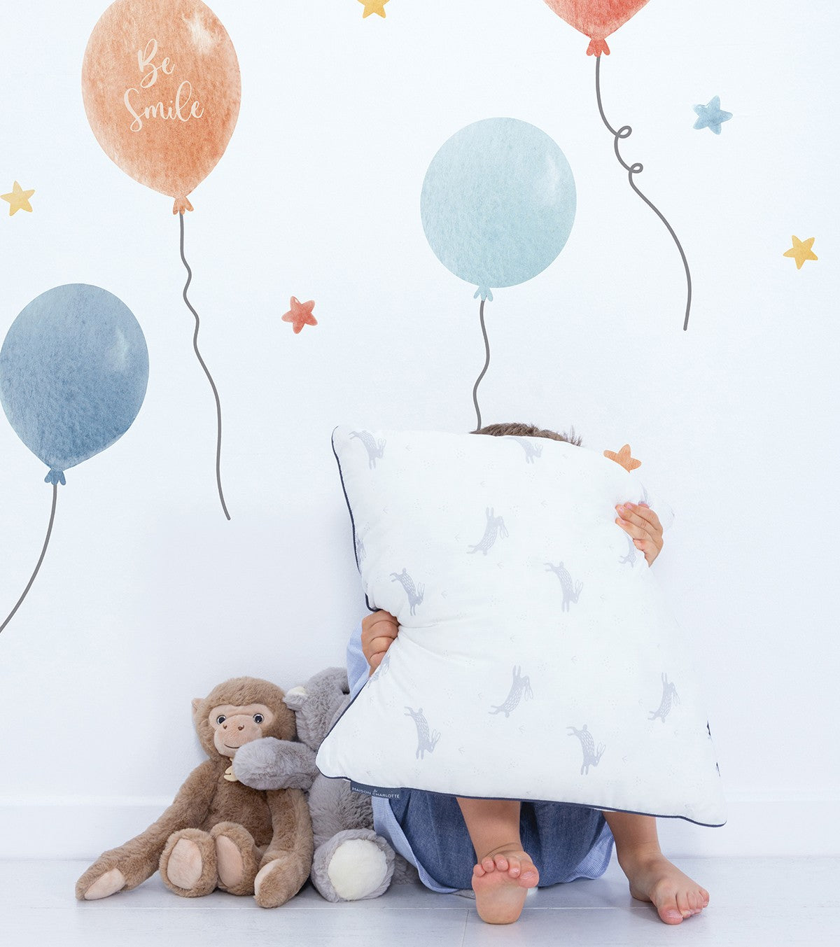 GENTLE FRIENDS - Vinilos Infantiles Paredes - Globos grandes