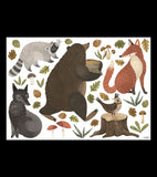 NORWOOD - Vinilos Infantiles murales - El oso y sus amigos del bosque